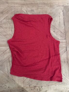 We The Free Crimson Red Lightweight Tank Top